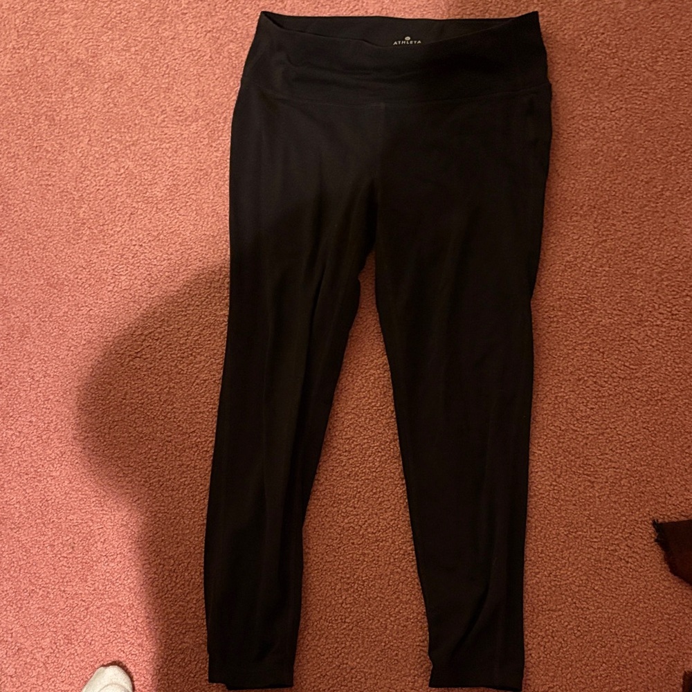Athleta Women's Elegant Black Leggings